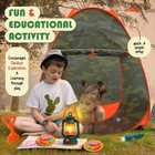 Craftbud Kids Camping Set With Tent - Pop Up Tent  Play Outdoor    