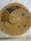 Vintage  Native American Cochiti Double Sided Rawhide Hand Drum 8    Hand Painted