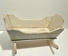 Antique 13 3 4  Handmade Wooden Baby Doll Cradle