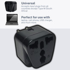 Universal International Power Adapter Plug Tip Converter - Convert Europe  Eu uk