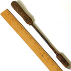 Lot Of 5 Mixed Size Vintage Antique Copper Head Wood Handle Soldering Irons