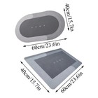 Absorbent Soft Bath Mat Bathroom Shower Rug Floor Carpet Non Slip Safe Quick Dry
