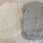 Nestig The Mini Sheet Fitted Crib Sheets 100  Organic Cotton White Grey Set Of 2