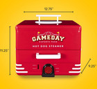 Nostalgia Hot Dog Steamer Gameday Hot Dog Machine With Bun Warmer Open Box New