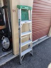 Werner 5ft To 9ft Aluminum Step Ladder 225lb Capacity