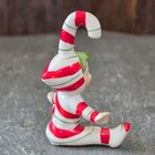 Vintage Lefton Candy Cane Kid Pixie Elf Figurine Japan Christmas Stripe Gnome