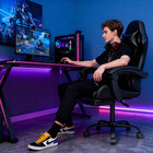 Gaming Chair With Headrest And Lumbar Support  Ergonomic High Back Office Chair 