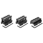 3 Slots Riser Mount For Red Dot- Low  Medium  High Profile Weaver Picatinny Rail