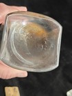 Antique Apothecary Lug Jar Label Under Glass Pharmacy Bottle   8 5  March 1892
