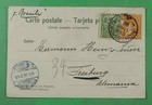 1906 Uruguay Montevideo - Street Scene Vintage Postcard  Stamp
