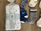 New Baby Lot Outfits Socks Aden Anais Swaddles Blanket Nuby Ralph Lauren Blocks 