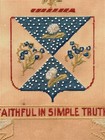 Beaded Faithful In Simple Truth Paper Punch Motto Sampler Unique