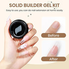 3d Nail Gel Art 2pcs Clear Solid Builder Gel For Nails Non-stick Nail Art Home