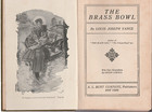 The Brass Bowl By L  J  Vance - 1907 - A L Burt Co  Hc Vintage Book