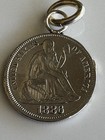 1800   s Love Token Sailboat Engraved Coin
