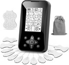 Tens Unit Muscle Stimulator 36 Modes Dual Channel Rechargeable Pain Relief 12 Pa