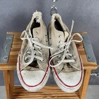 Vintage Made In Usa White Low Top Converse Sneakers Size 6 Men s
