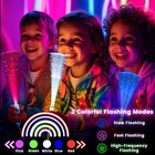 Lovestown 12pcs Glow Sticks Party Supplies  3 Modes Colorful Flashing Multi 