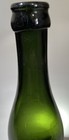 Vintage Dark Olive Green Glass Bottle Applied Neck Antique Hand Blown