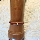 Alto Moeck Recorder With Renaissance Gemstones   14k Gold