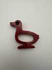 Bakelite  catalin   Red Duck Napkin Ring