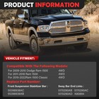 Front Stabilizer Sway Bar Complete Kit For Ram 1500 2011 2012 2013 2014-2018 4wd