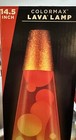 Schylling 14 5    Lava Lamp The Original Colormax Lamp W    Volcano Base Box Damaged