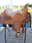 12   Youth Kids Pony  Brown Leather  Western  Trail Saddle Pony Bars