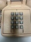 Vtg  Cortelco 250013-mba-20m Peach beige Push Button Desk Retro Telephone Usa