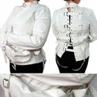 Straight Jacket Asylum Body Harness Armbinder Costume Straitjacket Clubwear Us