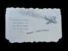 Vtg Unused Hallmark Xmas Greeting Card Jolly Santa Flying With His Cute Elves