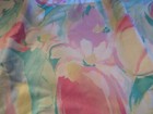 Cranston Print Works Tulip Floral Print Fabric Schwartz Liebman Tex Made In Usa
