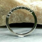 2ct Round-cut Lab Created Women s Wedding Band Ring 14k White Gold Plated
