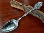 Coin Silver Schulz   Fischer Medallion Table Spoon  No Mono