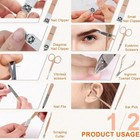 9 Pcs Pedicure Manicure Set Nail Clippers Cleaner Cuticle Grooming Nail Care Kit