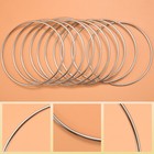 10 Pack 4 Inch Silver Dream Catcher Metal Rings Floral Hoops Wreath Macrame7237