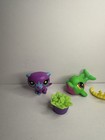 Littlest Pet Shop Neon Figures Lot With Accessories   Plant Pot