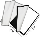 4pcs Silver Polishing Cloth Large Jewelry Cleaning Cloths multi-layer Double-sid