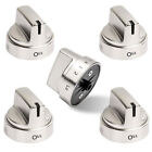 5 Pcs Oem Control Knob For General Electric Wb03x24818 Ge Gas Range Stove Burner
