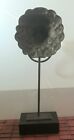 Vintage Large Brass Lion Head Maitland Smith Freestanding Hand Towel Holder