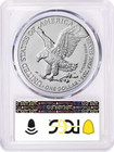 2024  p  American Silver Eagle W  Star Privy Pcgs Ms70 Philadelphia First Strike