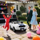 24v 7ah 2-seater Licensed Shelby Gt350 Ride-on Car For Kids With Remote Control