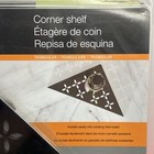 Schluter Shelf-e Triangular Floral Design - Matte Black - Ses1d5mgs Tile Shower