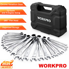 Workpro 22-piece Ratcheting Wrench Set Auto Bicycle Repair Home Projects Tool