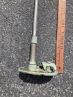 Antique Brass Lightning Rod With Mounting Base  Green Black  36 Inch