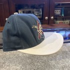 Vtg Anheuser-busch Hat Cap Mens Blue Classic Beer Snapback Trucker Usa Budweiser