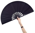  Large Folding Fan  Chinease japanese Folding Nylon-cloth Hand Fan  Women Hand 