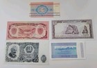 Lot Of 5 Different Foreign Paper Money Banknotes World Currency 129