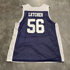 Sz L - Usa National  56 Letcher Jersey Reversible Game Worn Ships Fast  Rare 