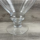 Glass Apothecary Jar 21    Inches Tall Footed With Lid Vase Candy Decor